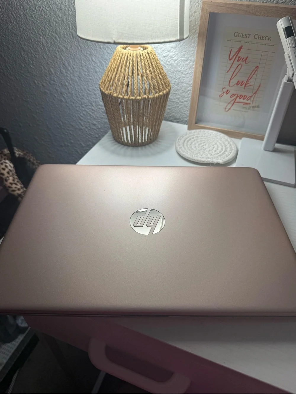 HP Rose Gold Notebook Laptop
